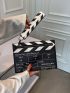 Movie Clapperboard Design Square Bag