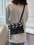 Movie Clapperboard Design Square Bag