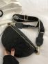 Minimalist Stitch Detail Waist Bag