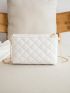 Mini Quilted Chain Square Bag