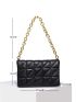 Quilted Flap Chain Shoulder Bag