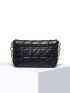 Quilted Flap Chain Shoulder Bag