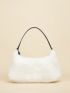 Minimalist Fluffy Baguette Bag