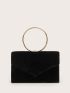 Mini Velvet Ring Handle Evening Bag