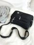 Multi Zipper Front Crossbody Bag