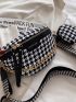 Houndstooth Pattern Fanny Pack