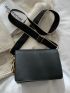 Chain Decor Flap Square Bag