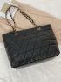 Quilted Chain Tote Bag