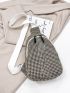 Houndstooth Pattern Sling Bag