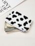 Cow Pattern Fluffy Coin Case