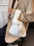 Minimalist Fluffy Satchel Bag