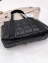 Large Capacity Quilted Shoulder Tote Bag