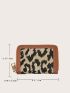 Leopard Graphic Small Wallet