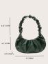 Minimalist Shoulder Ruched Bag