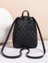 Minimalist Quilted Classic Backpack