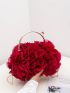 Flower Decor Evening Bag