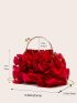 Flower Decor Evening Bag