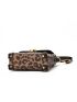 Metal Decor Leopard Pattern Square Bag