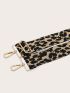 Allover Leopard Pattern Bag Strap