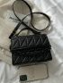 Mini Quilted Chain Flap Square Bag