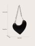 Heart Design Shoulder Chain Bag