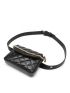 Mini Chain Decor Quilted Belt Bag