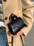 X Iman Troye Mini Irregular Flap Square Bag