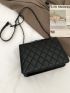 Mini Studded Decor Quilted Shoulder Bag