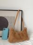 Minimalist Fluffy Shoulder Bag