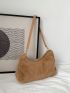 Minimalist Fluffy Shoulder Bag