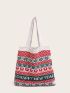 Christmas Graphic Crochet Bag