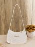 Metal Decor Quilted Pattern Novelty Bag