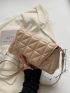 Quilted Flap Crossbody Bag