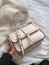 Vintage Design Flap Square Bag