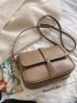 Vintage Design Flap Square Bag