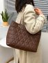 Quilted Chain Tote Bag