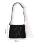 Figure Graphic Crossbody Bag