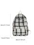 Knot Decor Colorblock Backpack