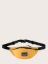 Letter Patch Decor Fanny Pack