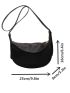 Minimalist Zip Saddle Bag