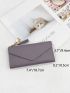 Tassel & Heart Decor Long Wallet