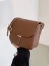 Mini Minimalist Flap Saddle Bag