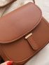 Mini Minimalist Flap Saddle Bag