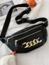 Chain Decor Fanny Pack