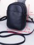 Mini Litchi Embossed Crossbody Bag