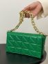 Quilted Chain Square Bag