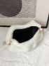 Minimalist Fluffy Baguette Bag