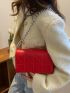 Quilted Chain Square Bag