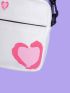 Sweetness Heart Graphic Crossbody Bag
