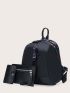 Mini 3pcs Zip Front Backpack Set